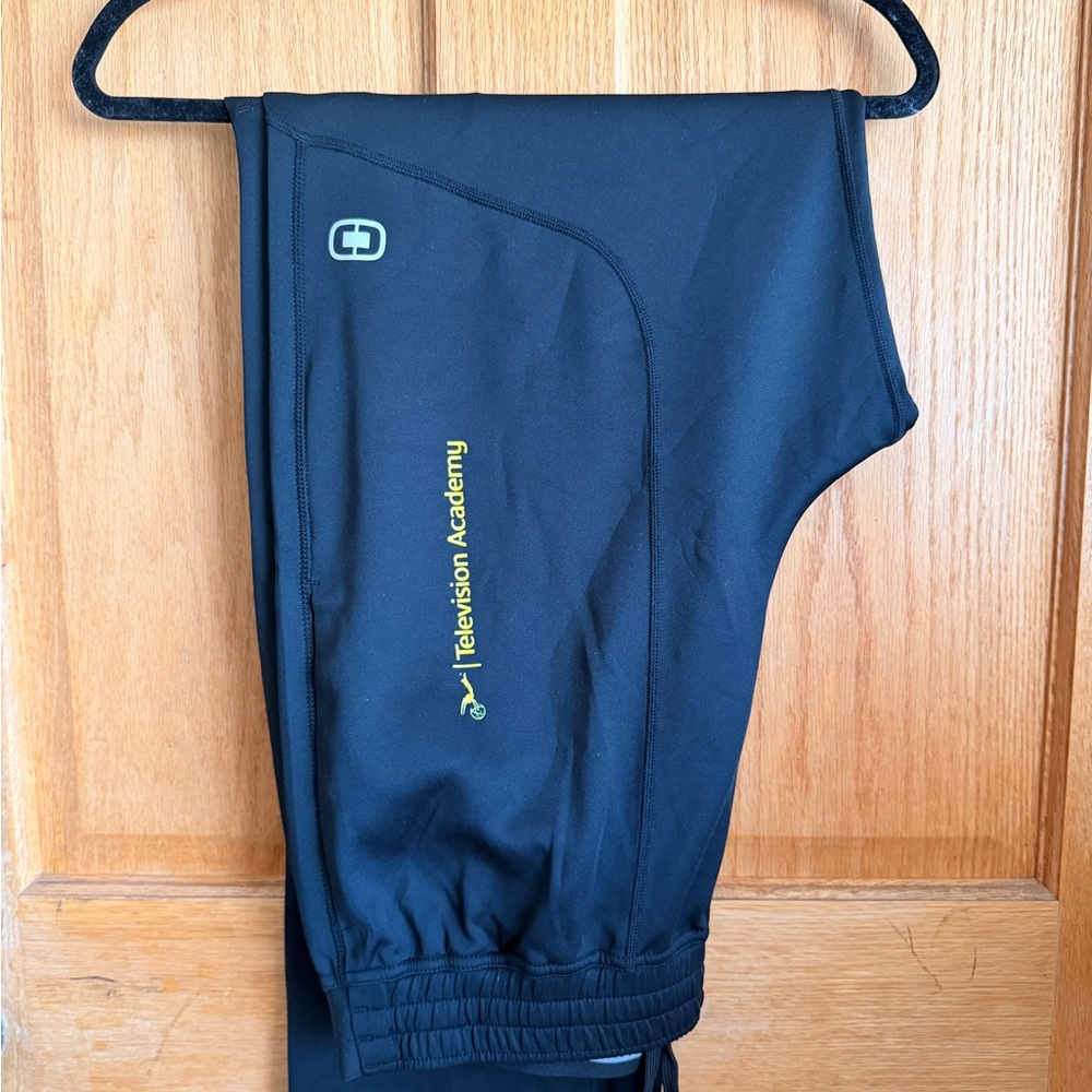 OGIO Black Joggers with Yellow Logo